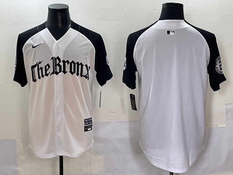 Men 2025 New York Yankees Blank White black Five generations Joint Name Nike MLB Jersey style 51